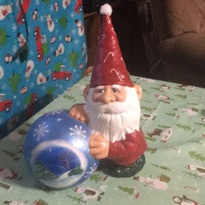 Ceramic Christmas gnome Hand made